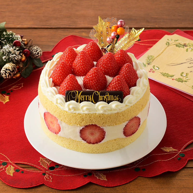 【A】たっぷり苺のデラックスクリスマス（4.5号）