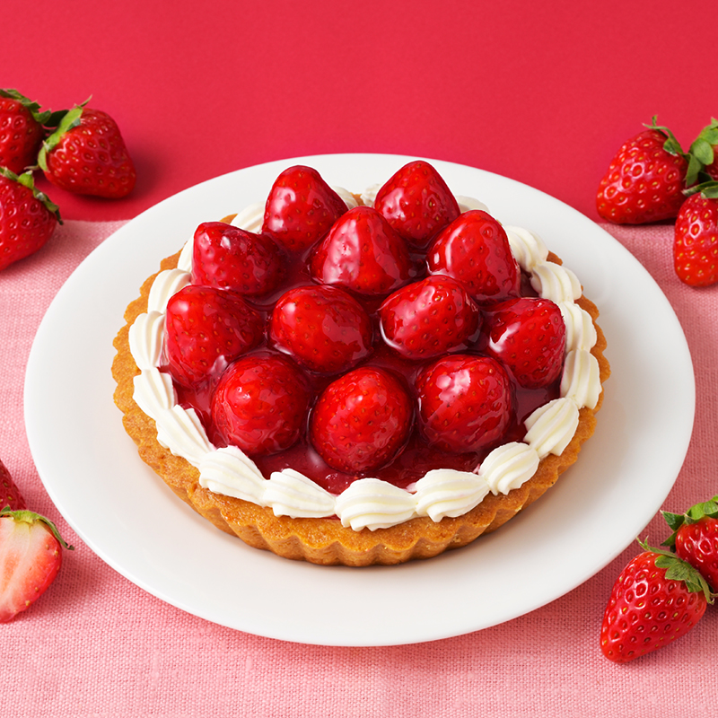 国産苺のタルト（5号）～紅ほっぺ苺～