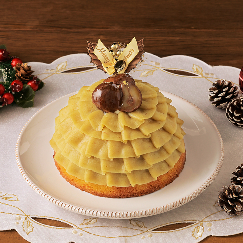 【B】熊本県産和栗のスペシャルモンブラン（4.5号）