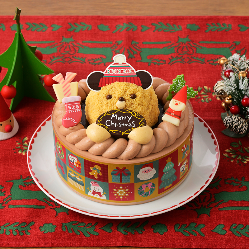 【9】くまさんのチョコレートケーキ（4.5号）