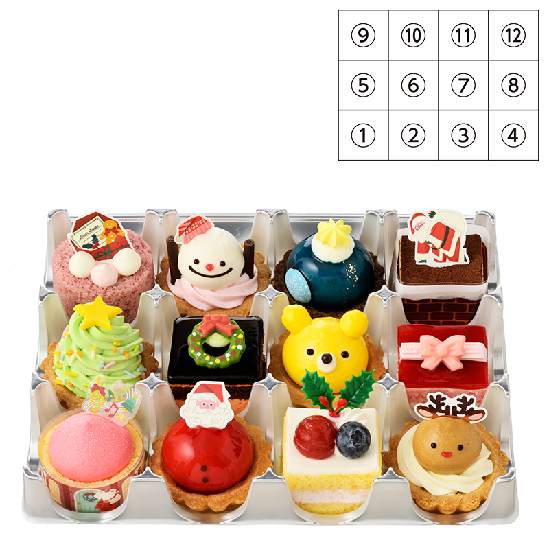 【13】サンタ村のクリスマス（12個入）