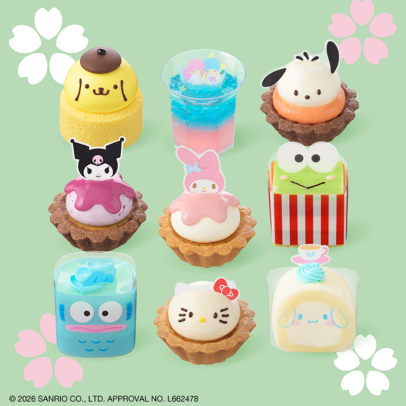 ＜サンリオキャラクターズ＞スイーツコレクション（9個入）
