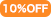 10%OFF